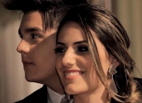 BAND: Luan Santana e Jade Magalhães aparece nos melhores momentos do casamento de Fernando e Mikelly