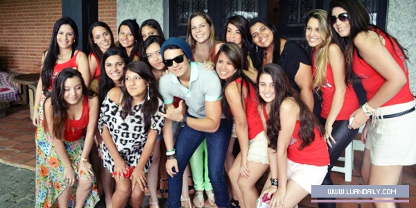Churrasco com Luan Santana 
