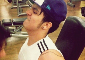 FOTOS | Luan Santana com malhando com Lucas Lucco