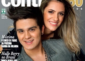 Ao lado da namorada Jade Magalhães, Luan Santana é capa da Revista Contigo!