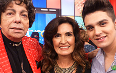 VÍDEOS e FOTOS | Luan Santana no Encontro com Fátima Bernardes, “Você é o Caubyzinho”
