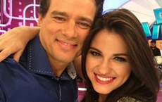 Maite Perroni fala sobre dueto com Luan Santana no “Domingo Legal”
