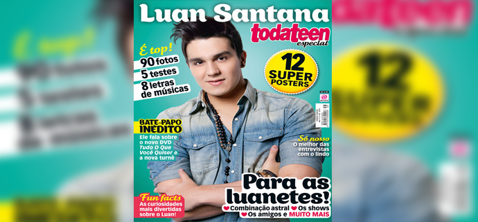 Luan Santana é capa da Todateen Especial!