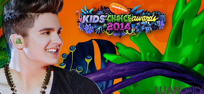 Luan Santana é o grande vencedor do “Hit do ano do Brasil” do Kids Choice Awards