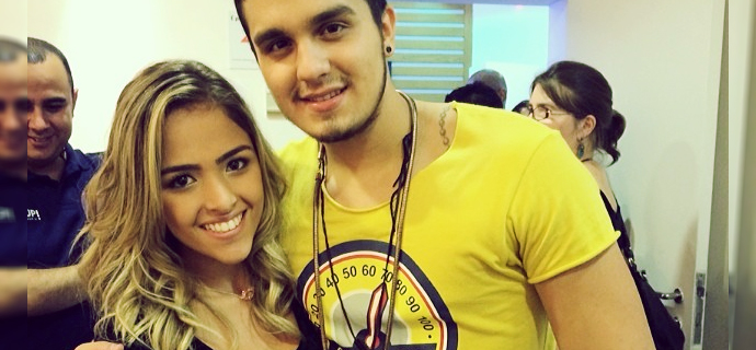 Gabi Luthai grava música composta por Luan Santana e Douglas Cezar
