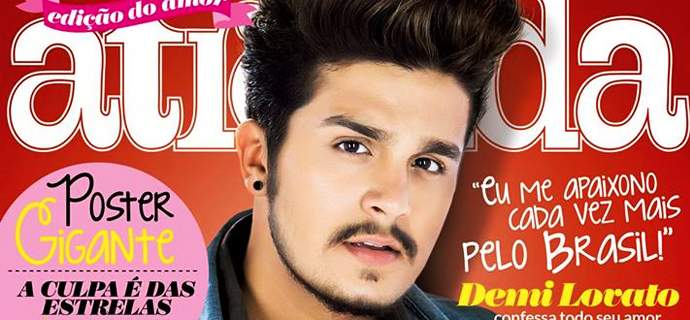 Confira a matéria completa e scanners da revista Atrevida com Luan Santana