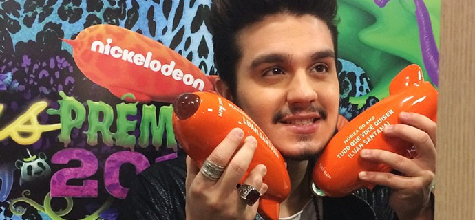 Com três troféus, Luan Santana é o grande nome do Meus Prêmios Nick 2014