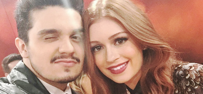 Luan Santana posa ao lado de Marina Ruy Barbosa em rede social