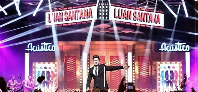 Luan Santana lança DVD acústico em São Paulo