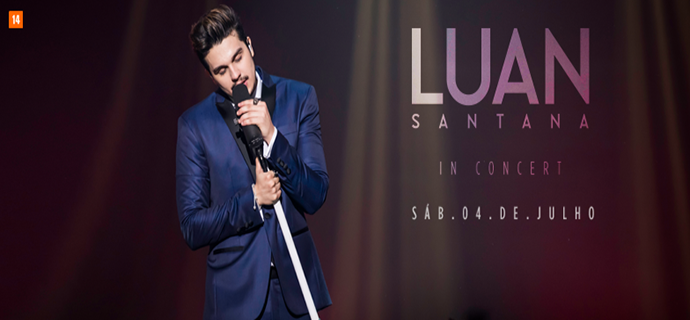 Luan Santana se apresentará no Espaço da Américas em São Paulo/SP