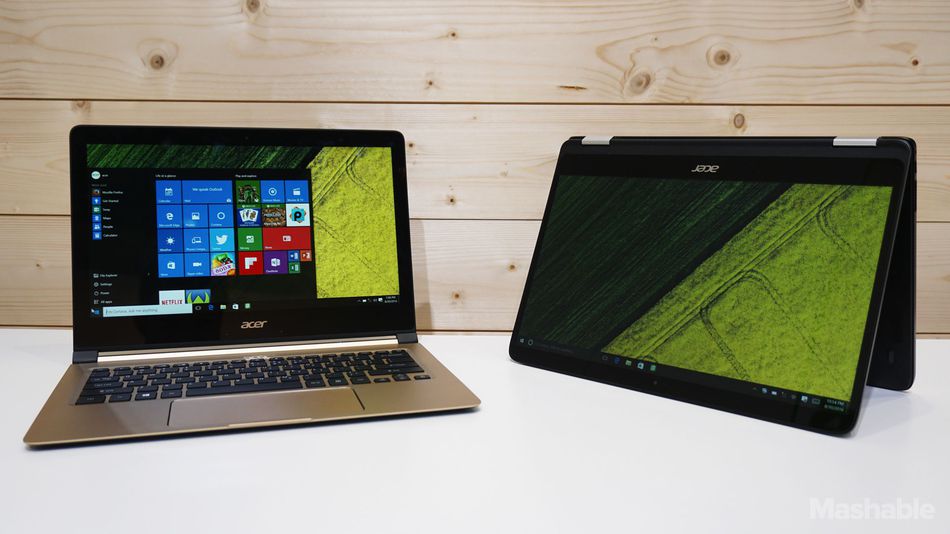 Acer unveils two new Windows 10 laptops that out-thin the MacBook
