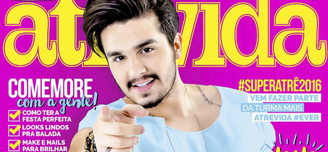 Na íntegra, Luan Santana só para você na revista Atrevida