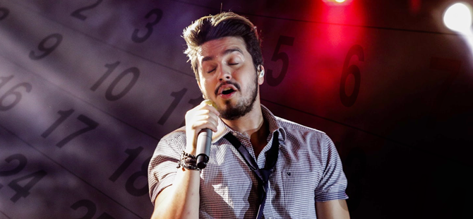 Confira a agenda de shows de Luan Santana em Janeiro de 2016