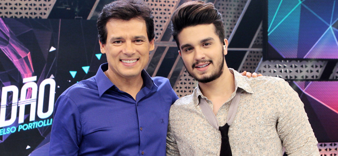 Assista: Luan Santana no Sabadão com Celso Portiolli