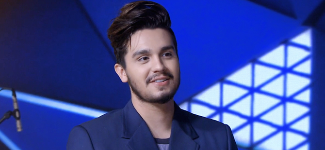 Luan Santana lança música ‘Cantada’ no palco do Fantástico