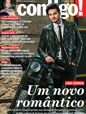 Luan Santana na revista Contigo!