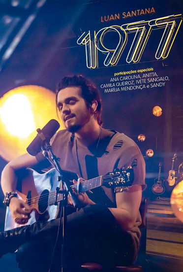 Luan Santana lançará seu DVD “1977” em salas de cinema pelo Brasil