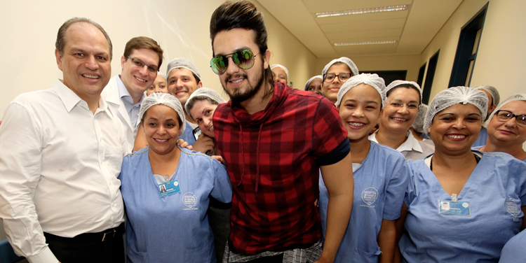 Luan Santana fala sobre sua parceria com o Hospital de Câncer de Barretos