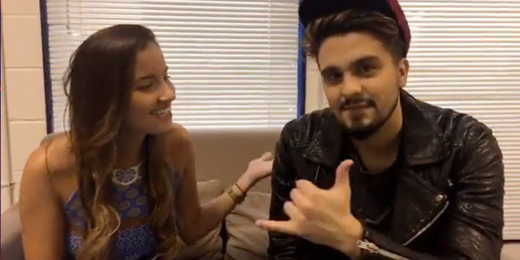 Nos bastidores do Caldeirão do Huck, Luan Santana fala sobre os planos de ser pai