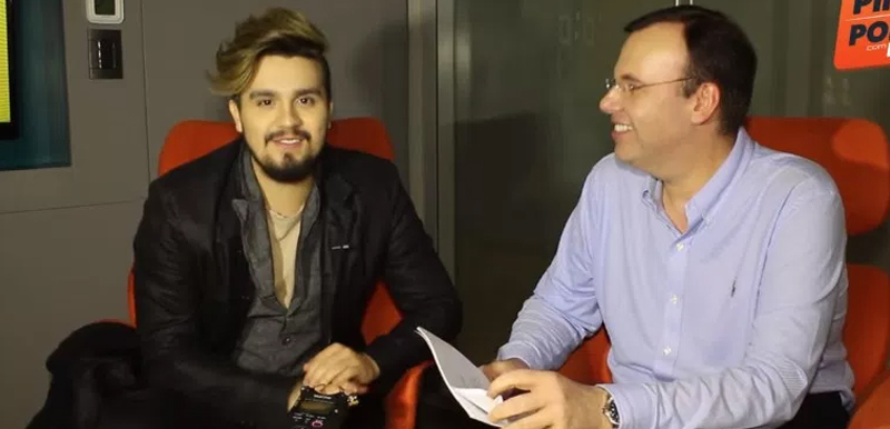 Luan Santana participa de entrevista no canal “Pingue-Pongue com Bonfá