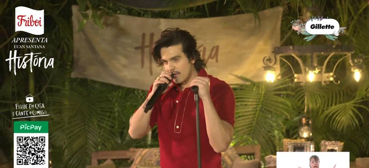 Luan Santana fala sobre sua experiência com lives nessa quarentena