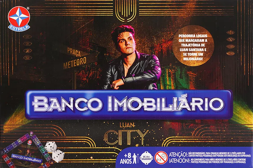 Luan Santana lança jogo banco imobiliário em comemoração aos seus 15 anos de carreira