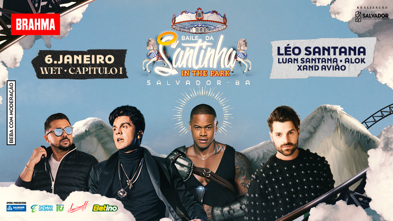 LUAN SANTANA É UMA DAS ATRAÇÕES CONFIRMADAS PARA O BAILE DA SANTINHA